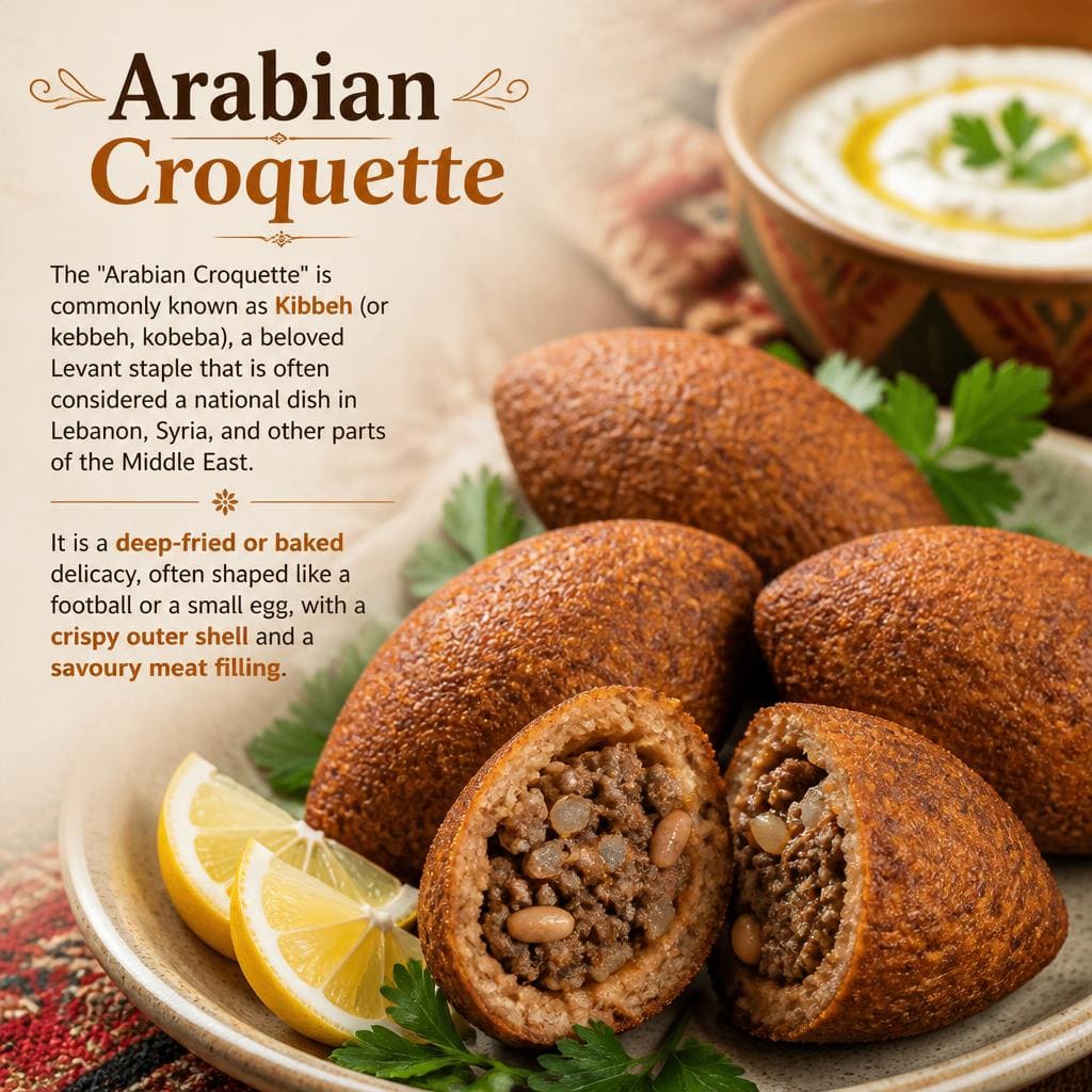 Arabian Croquette Six Ounces Coffee